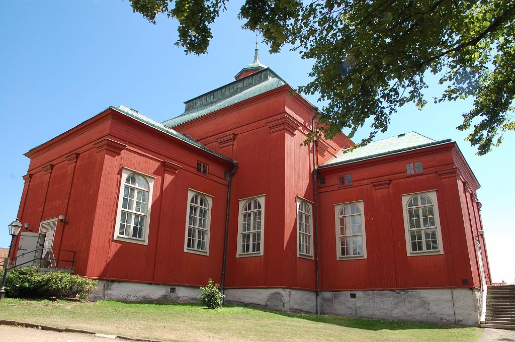 2008-07-14_016.JPG - Karlskrona,  de houten Amiralitetskyrkan uit 1685.