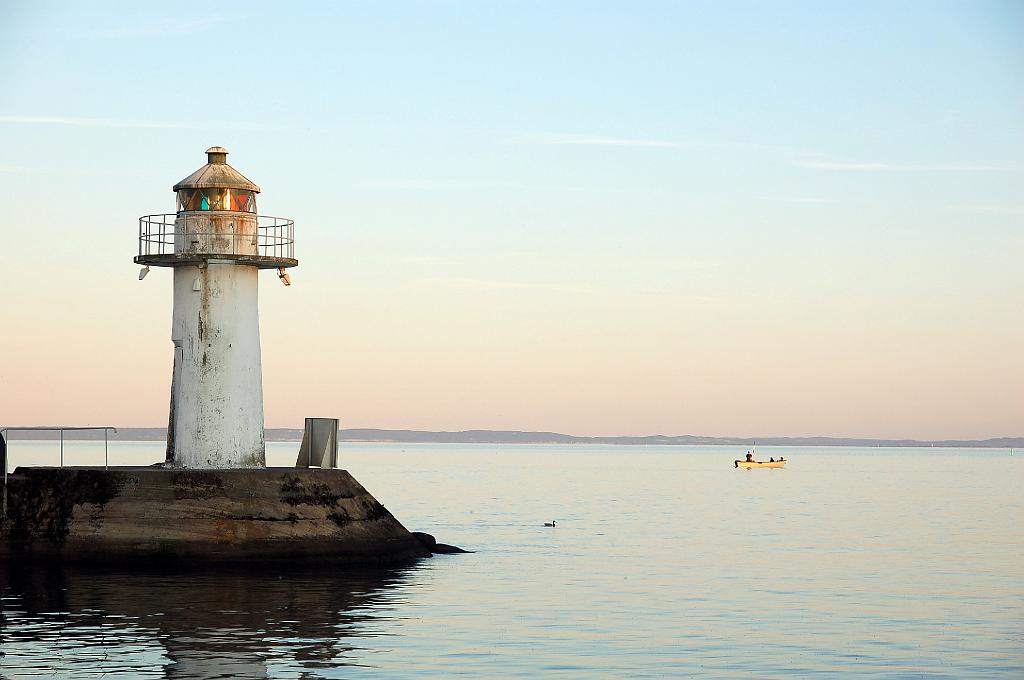 2008-07-29_012.JPG - In de haven van Hjo, gelegen aan het Vattern meer.